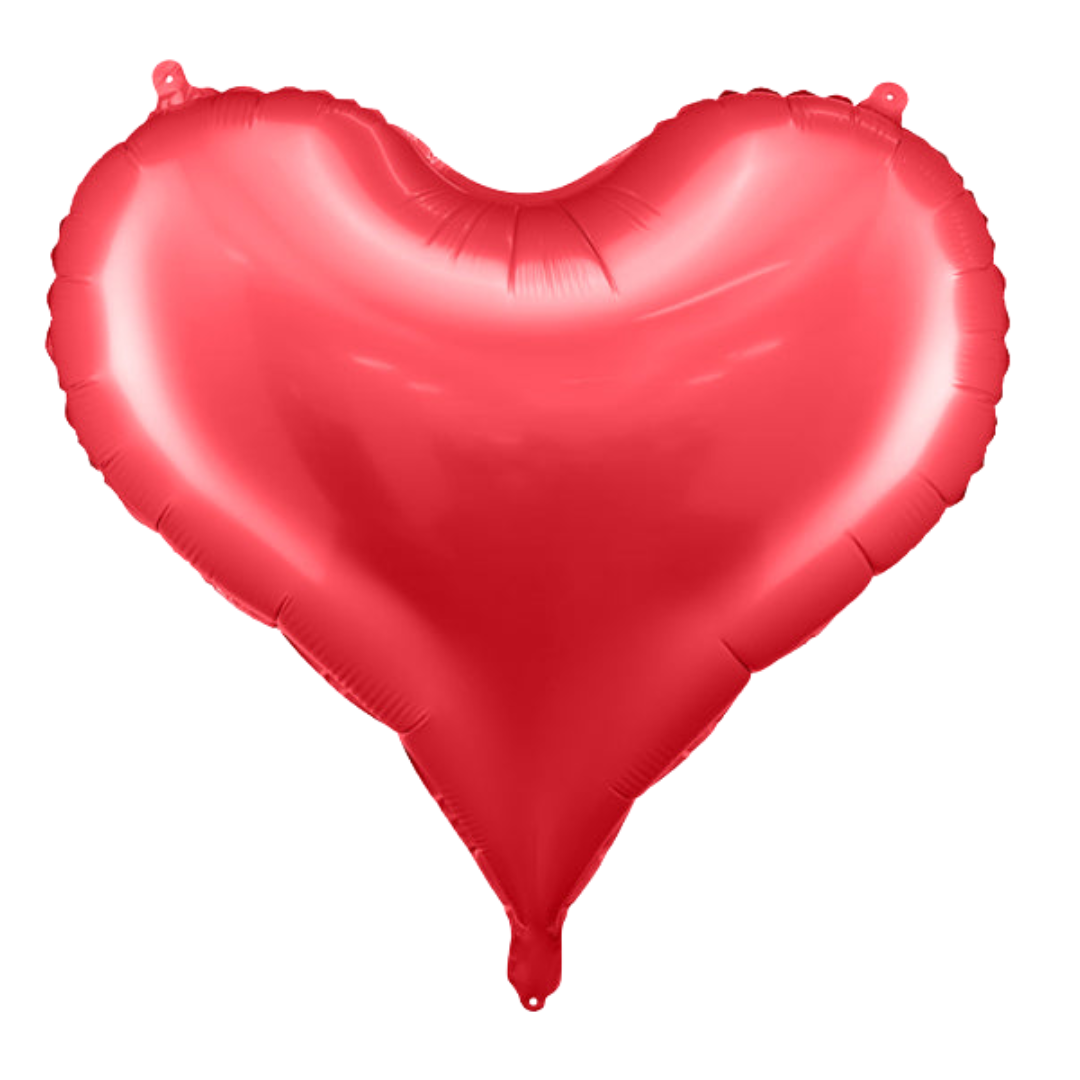 25" Red Heart Balloons
