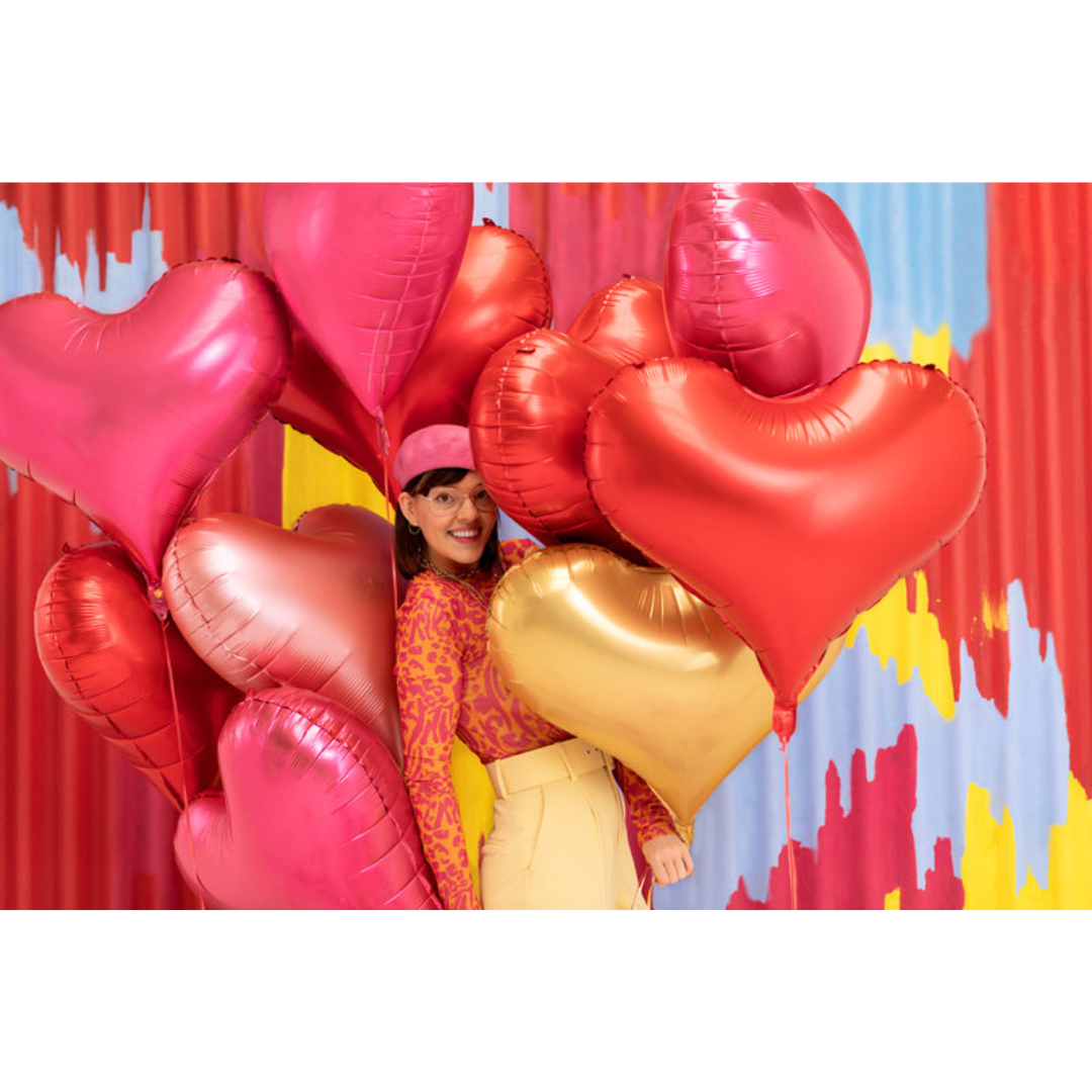 25" Pink Heart Balloon