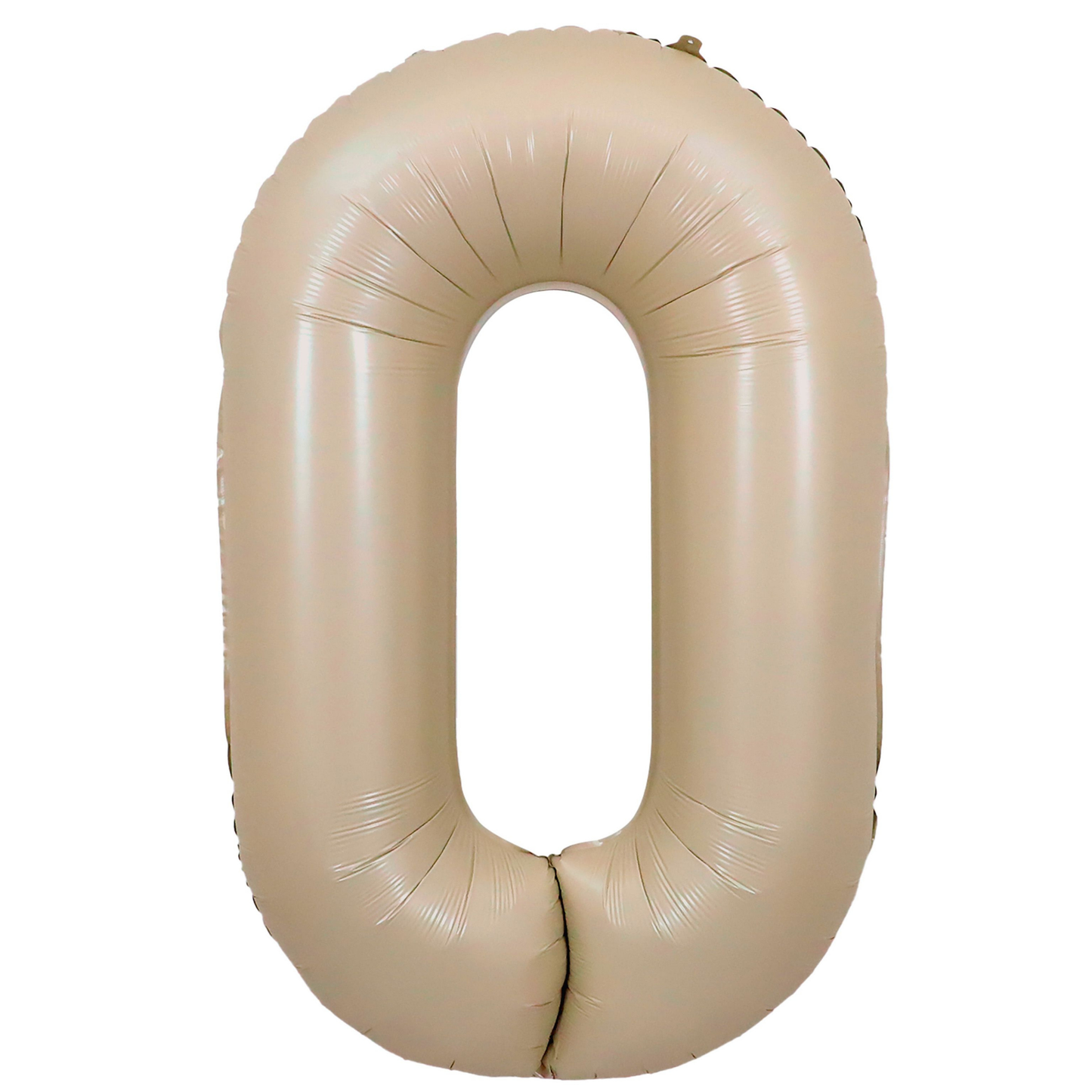 34" Cream Number 0 Balloon