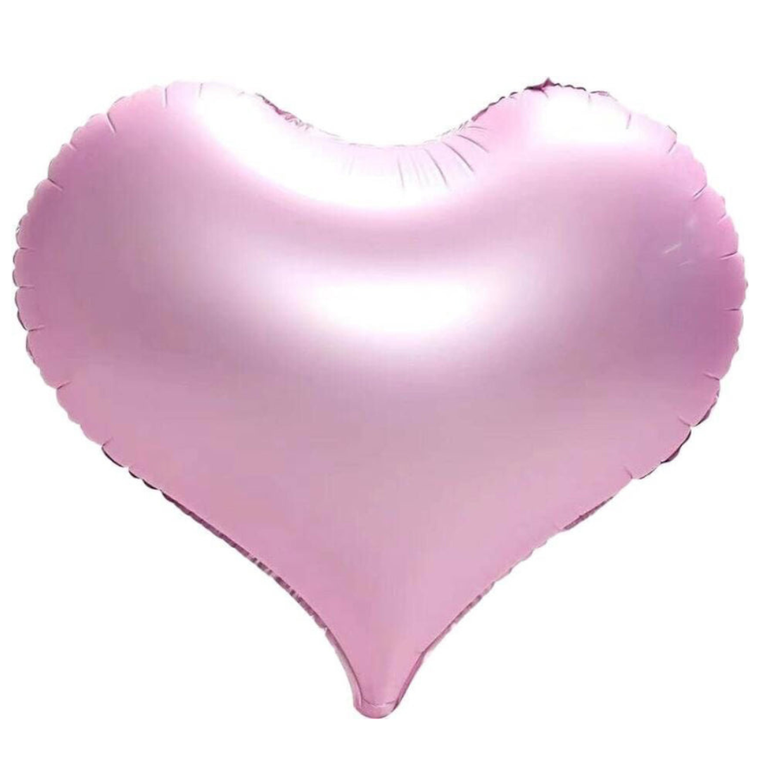 22" Matte Pink Heart Balloon