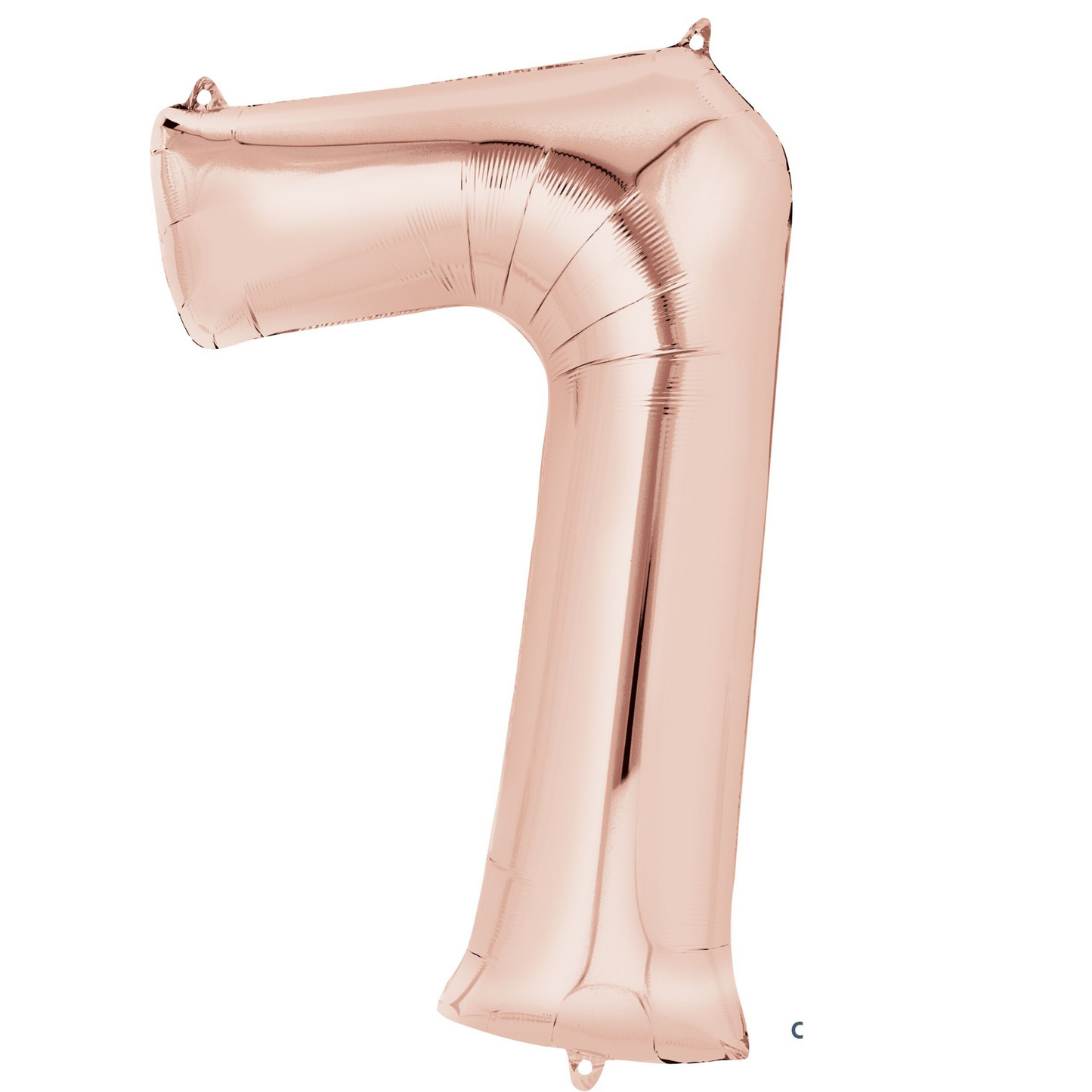 34" Rose Gold Number 7 Balloon