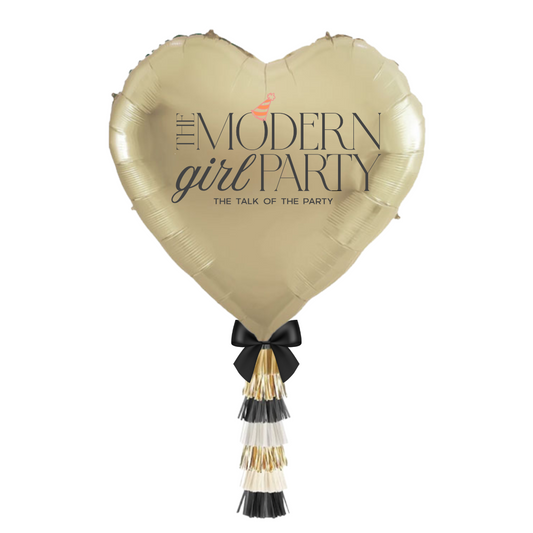 Giant Champagne Heart Balloon