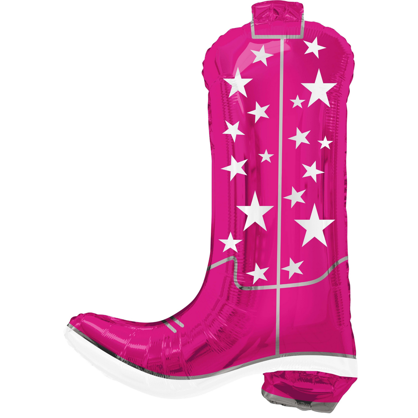 26" Pink Cowgirl Boot Balloon