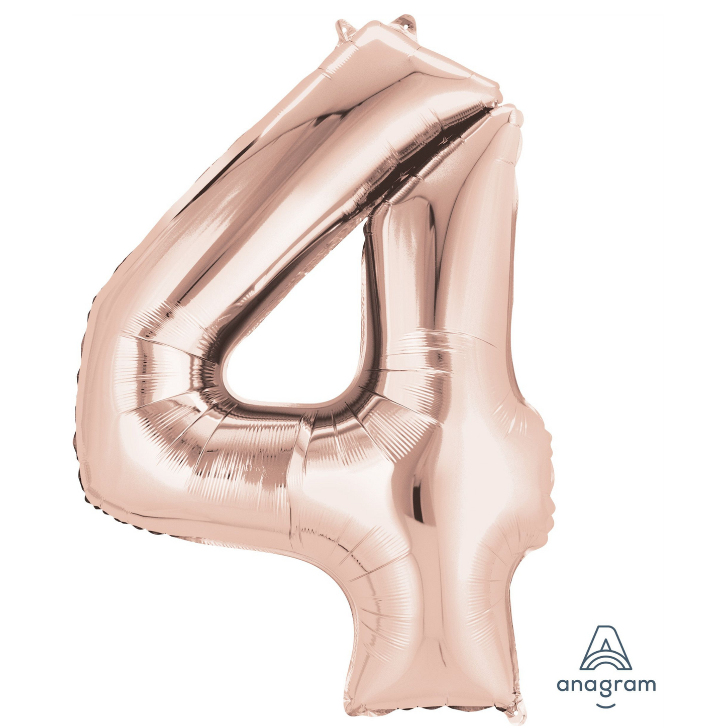 34" Rose Gold Number 4 Balloon