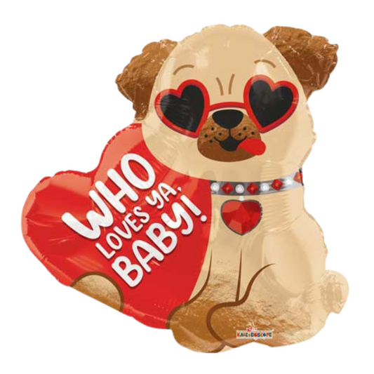 18" Who Loves Ya Baby Balloon