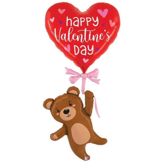 69"  Special Delivery Valentine Balloon Bear