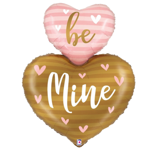 32" Be Mine Heart Duo