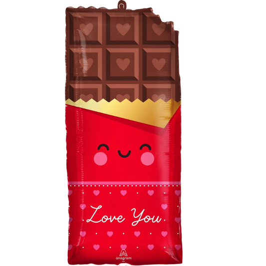28" Chocolate Love You Foil Balloon
