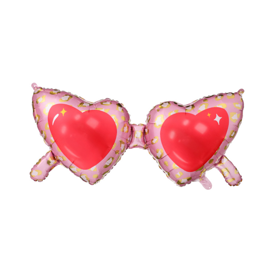 35" Foil Balloon Heart Glasses Mix Balloon