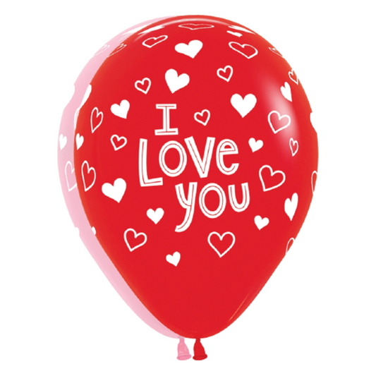 I Love You Latex Balloon