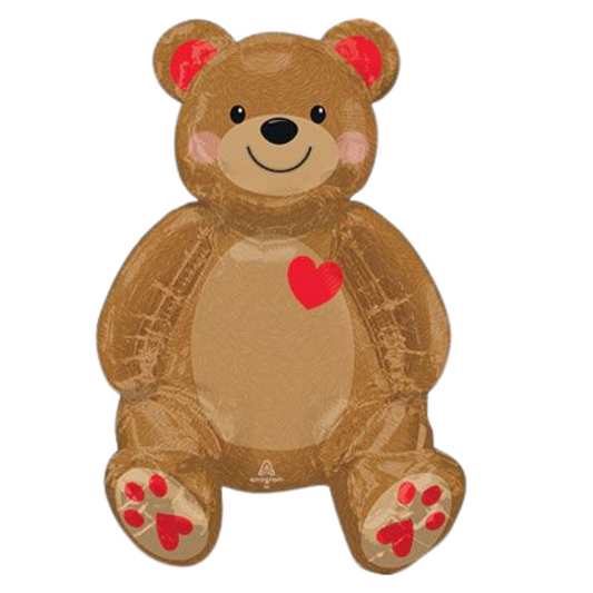 20" Valentine Teddy Bear Balloon