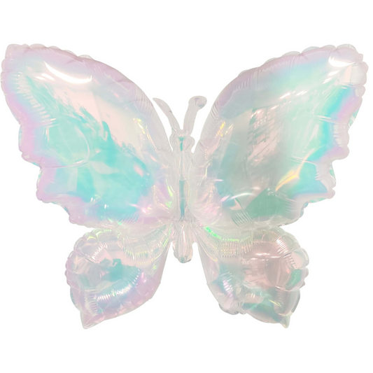 26" Iridescent Butterfly Balloon (Air Filled)