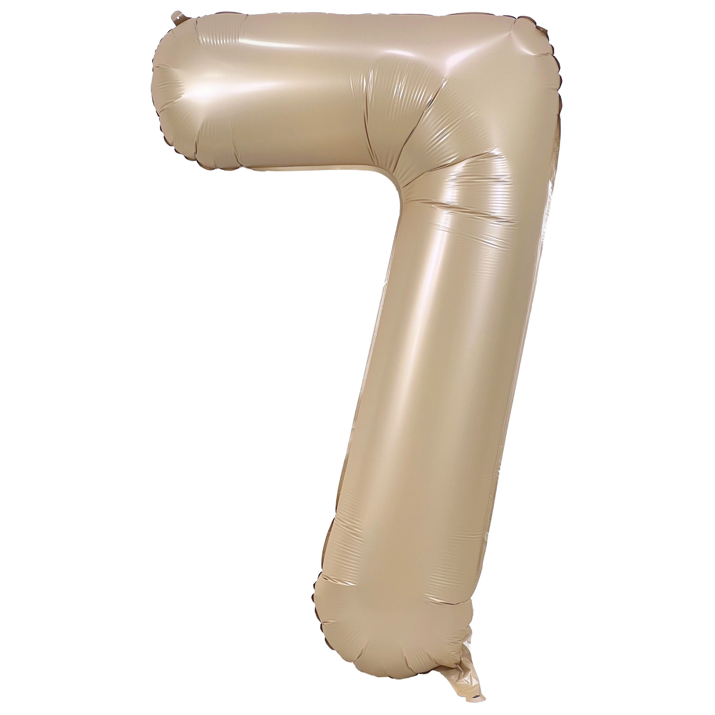 34" Cream Number 7 Balloon