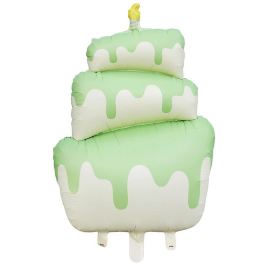 38" Matte Green Cake Balloon