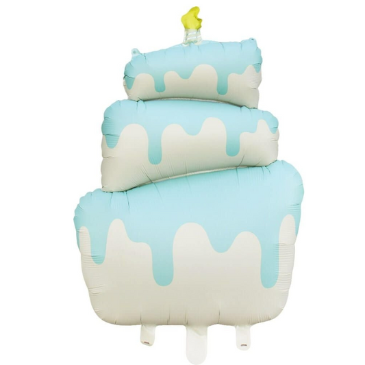 38" Matte Blue Cake Balloon