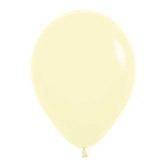 11" Balloon Pastel Yellow