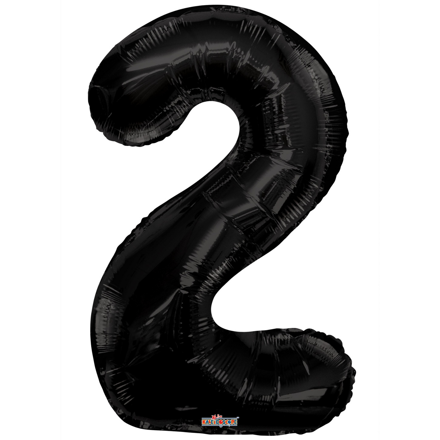 34" Black Number 2 Balloon