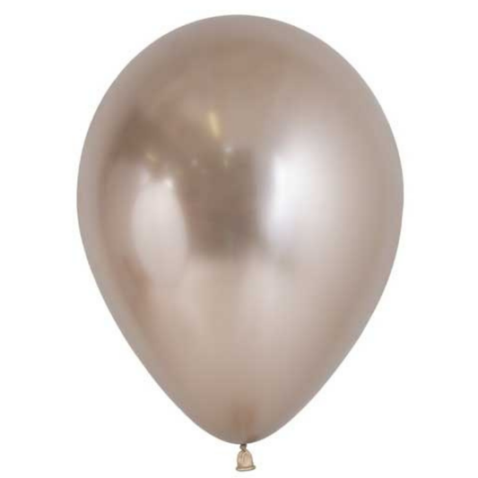 11" Balloon Reflex Champagne Gold