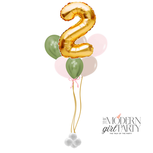 Foil Number Bouquet