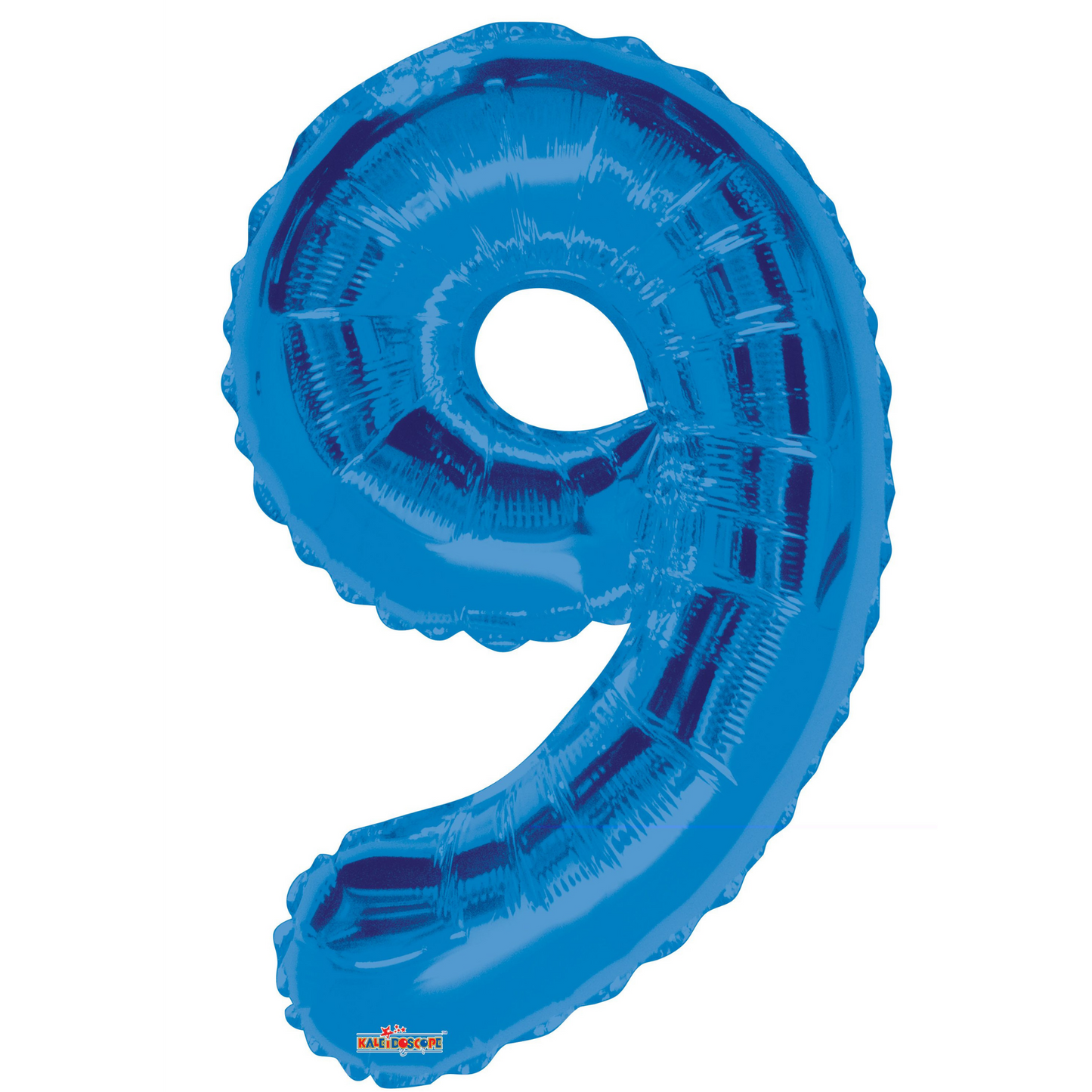 34" Royal Blue Number 9 Balloon