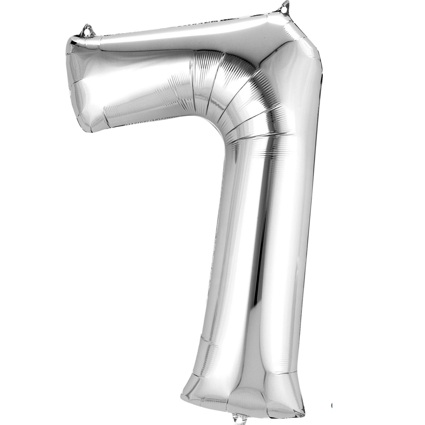 34" Silver Number 7 Balloon