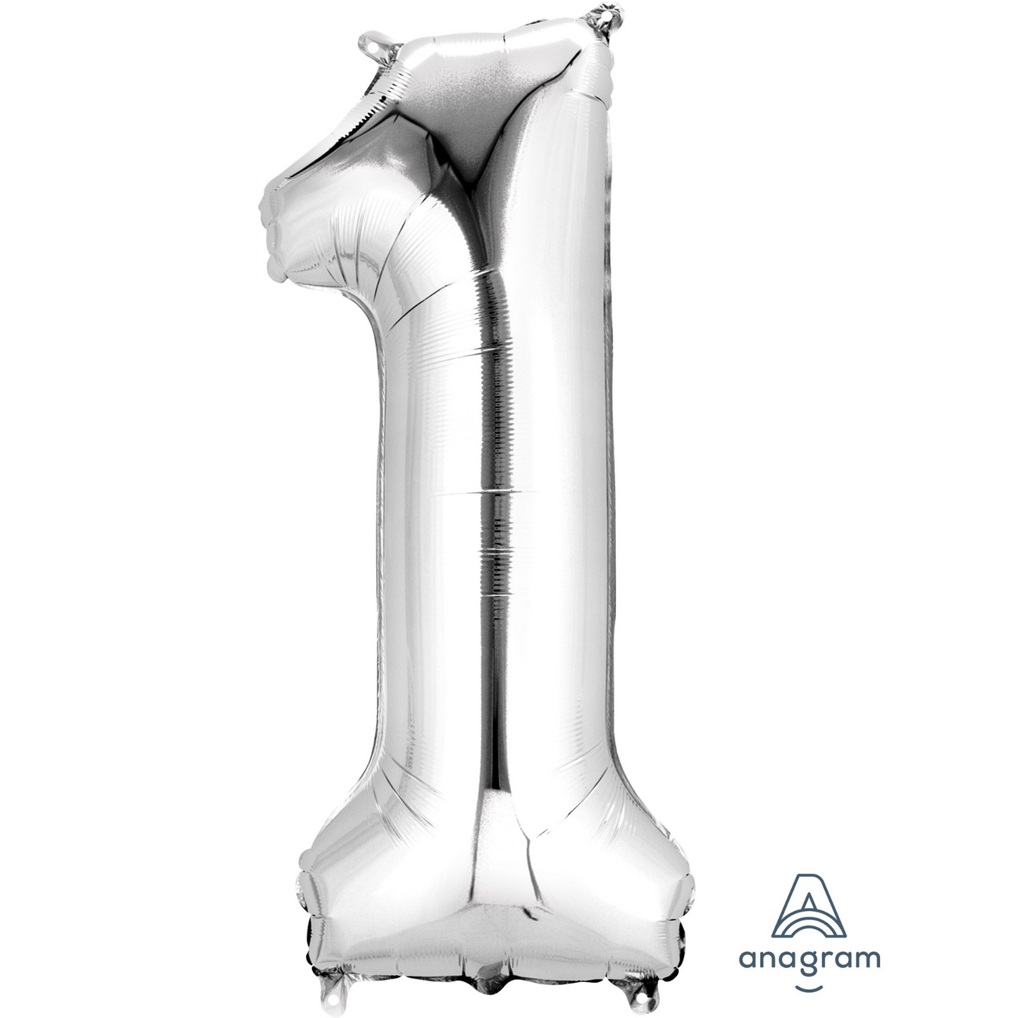 34" Silver Number 1 Balloon