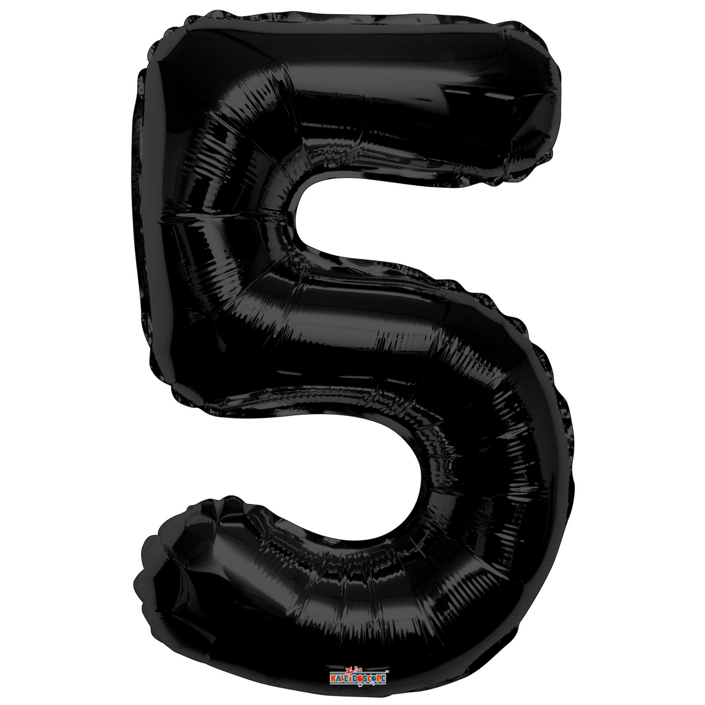 34" Black Number 5 Balloon