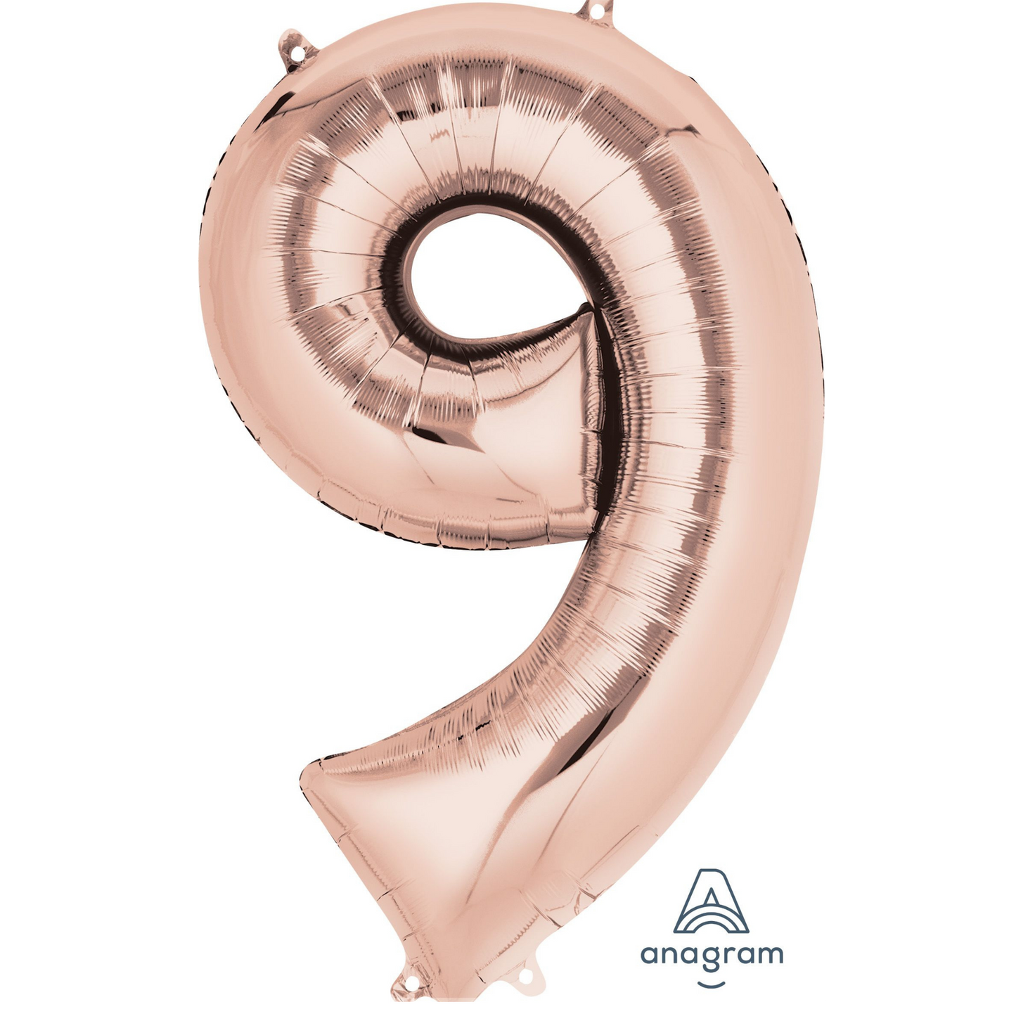 34" Rose Gold Number 9 Balloon